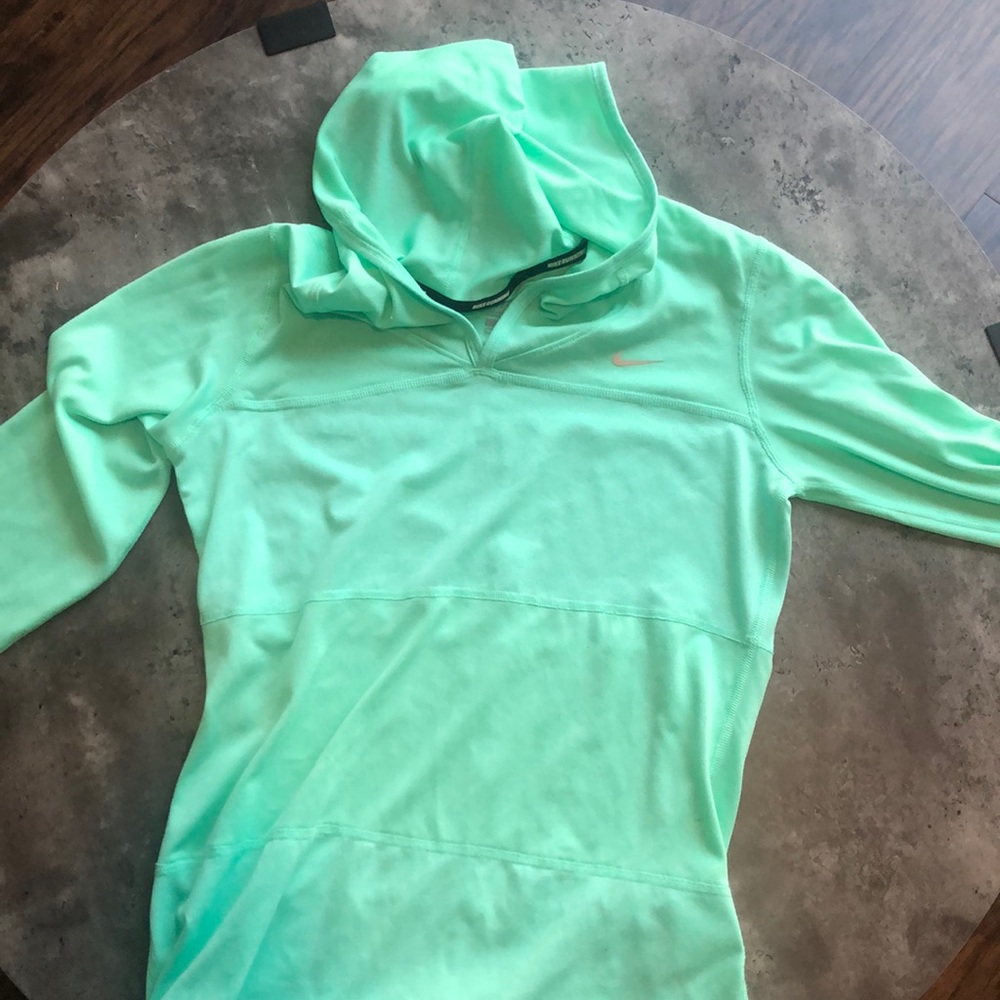 Nike mint green dri- fit long sleeve
